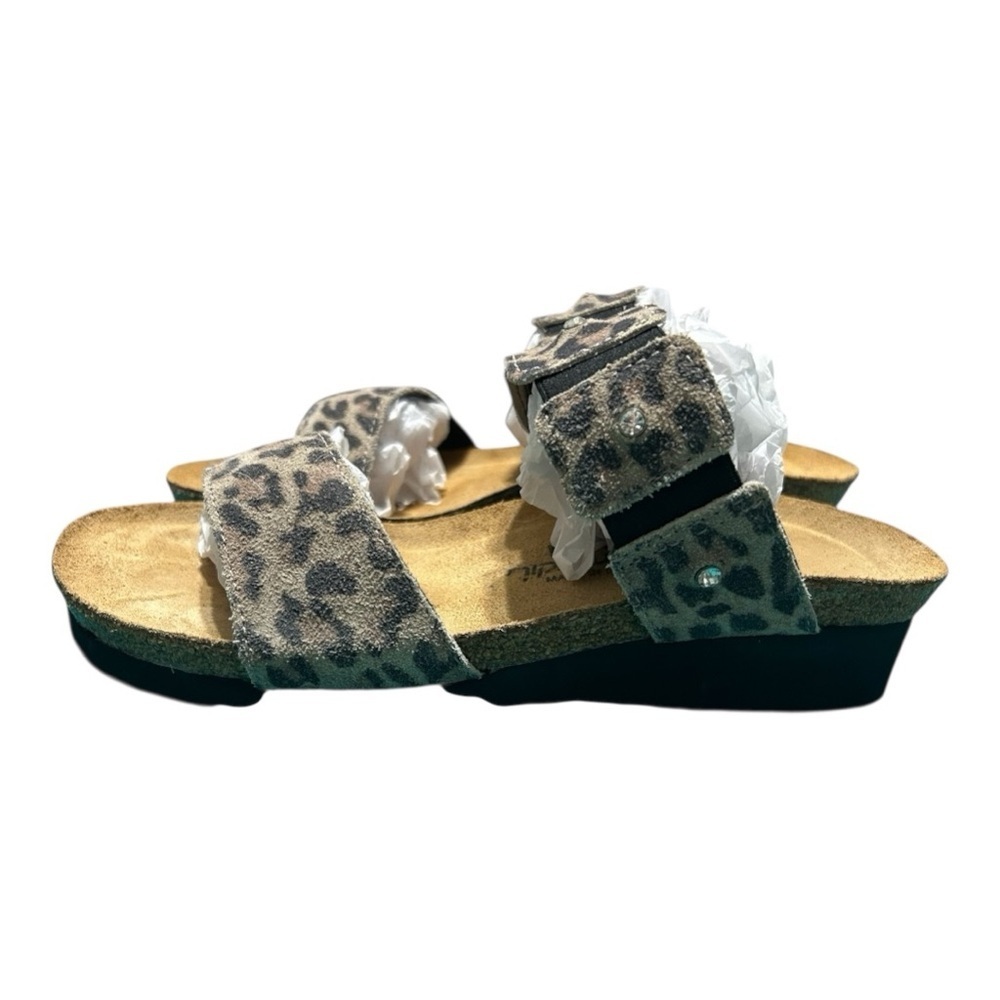 NAOT, Ashley, Leopard Print Women's Sandals - Picture 9 of 11